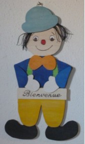 clown bienvenue