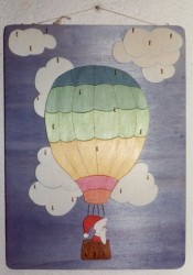 Calendrier de l'Avent montgolfière