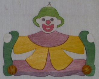 Clown au grand écart