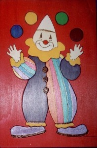Clown jongleur