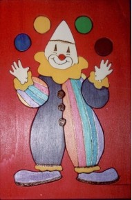 Clown jongleur